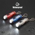 thumbnail image 3 of Mini Trousseau Torche Longue Portée Poche USB Rechargeable Multi-Usage Lampe de Poche avec Boucle Haute Puissance Éclairage Camping Outil Bleu, 3 of 10