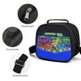 thumbnail image 3 of Geometry Dash Lunch Bag, Insulated Lunch Box Large Capacity Reusable Insulated Cooler Lunch Totes Bag for Work Office Camping Travel Picnic, 3 of 7