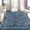 Blue, variant on QinaQin 2×6 FT Machine Washable Rugs,Oriental Living Room Rug,Non-Slip Stain-Resistant Large Dining Room Rugs with Rubber Backing,Soft Non Shedding Non Skid,Gray