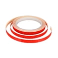 thumbnail image 2 of HEVIRGO Reflective Tape Safety Self Adhesive Striping Sticker Decal for Bike Motorcycle,Red, 2 of 10