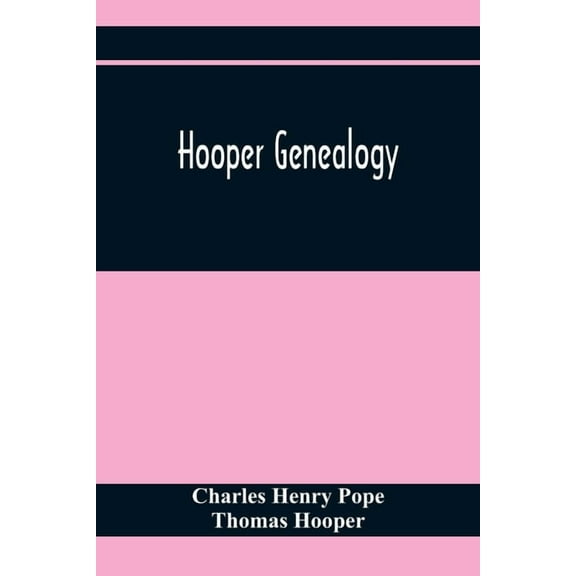 Hooper Genealogy, (Paperback)