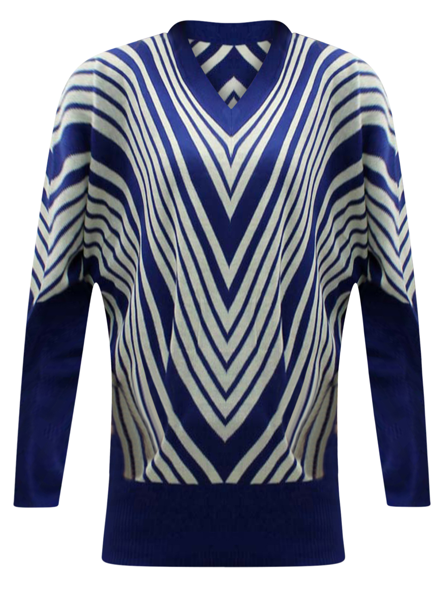 royal blue v neck sweatshirt