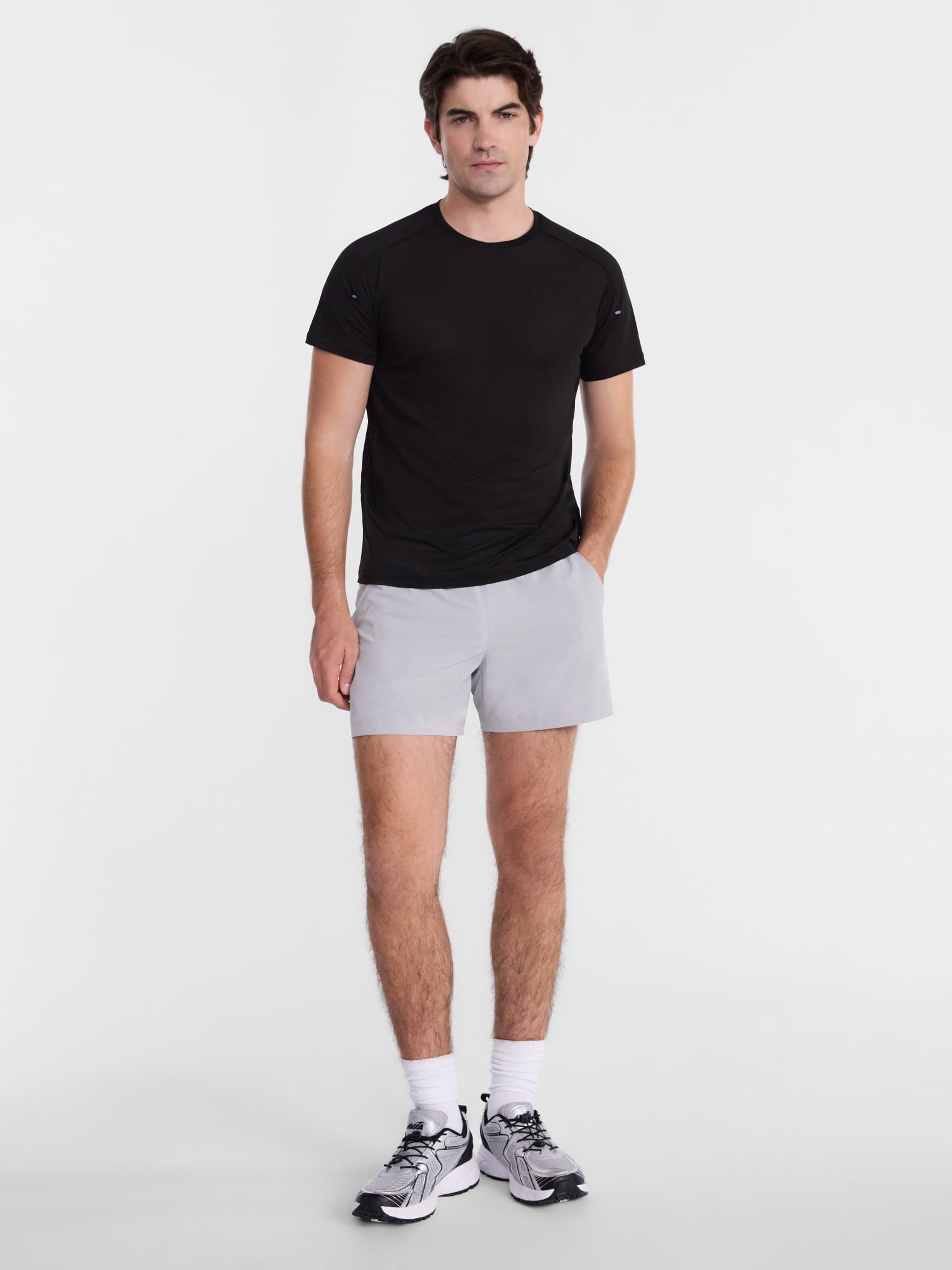 Avia Men's and Big Men's AviaMesh Performance Tee, Sizes XS-4XLT