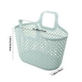 thumbnail image 3 of Portable Dirty Clothes Basket, Large Plastic Laundry Storage Hamper for Bathroom, Closet, and Laundry Room, Hollow Design, Breathable and Convenient, 3 of 6
