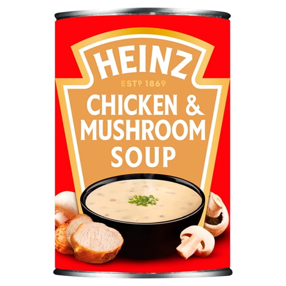 Heinz Cream Of Chicken & Mushroom Soup 400G, Imported from Britain
