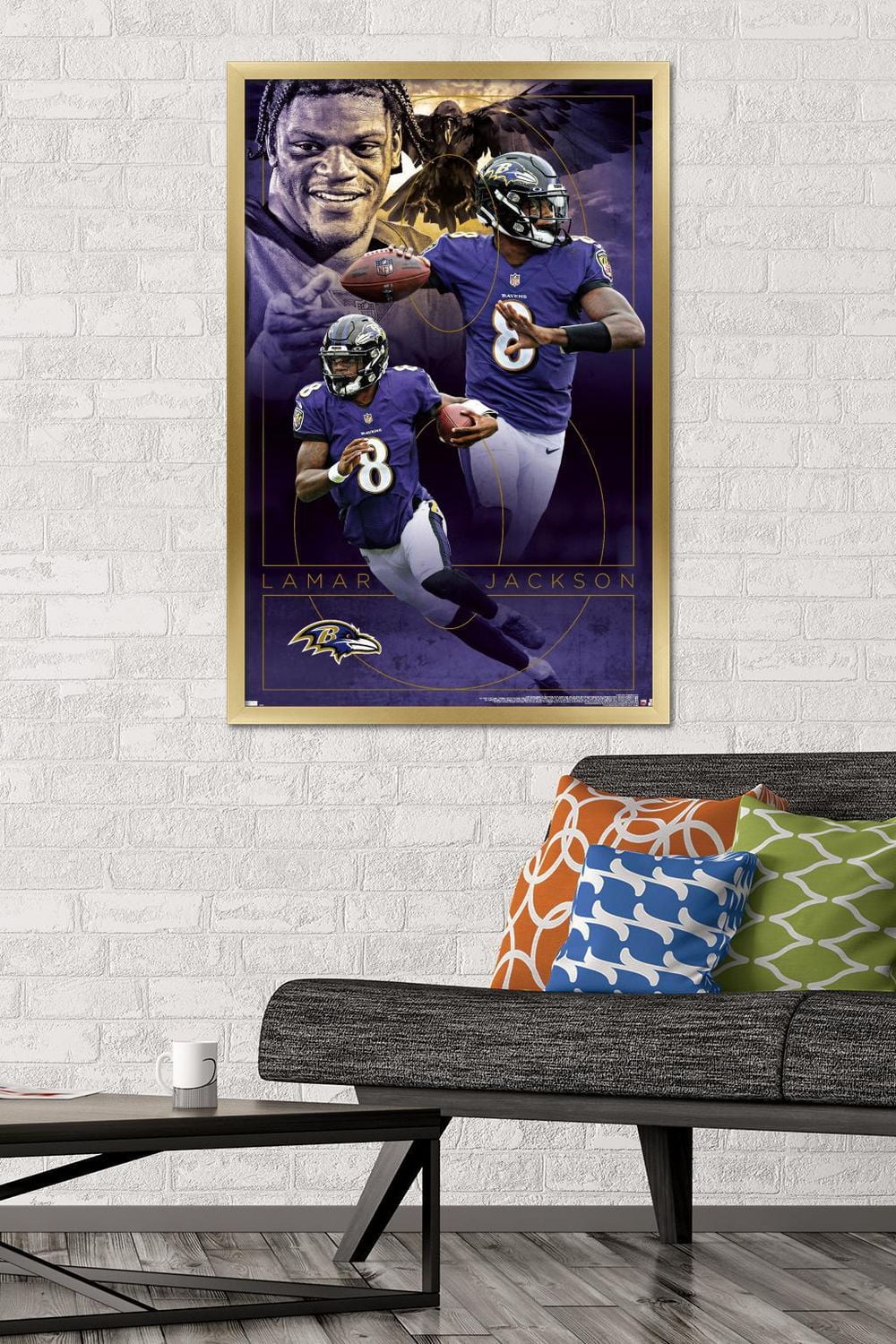 NFL Baltimore Ravens - Lamar Jackson 20 Wall Poster
