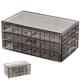 thumbnail image 2 of BRIGHTFUFU Caja organizador de pendientes de joyero de plástico Caja de joyero de joyero de pendientes transparentes, 2 of 7
