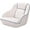 Blue, variant on RONSHIN Captain Bucket Boat Seat, Pontoon, Cabin Captain’s Chair, 22"x21.5"x19.5", White/Blue