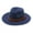 Navy Blue, variant on Visland Summer Beach Straw Hat Jazz Panama Trilby Fedora Hat Gangster Cap,UV Protection Unisex