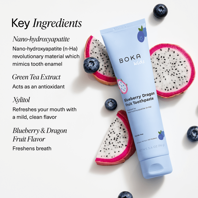 Boka Fluoride Free Toothpaste, Nano Hydroxyapatite Toothpaste