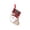 White, variant on Trovenix Christmas Mini Stocking Ornaments Holiday Sock Shaped Hanging Pendants For Xmas Tree Decor Winter Home Decoration