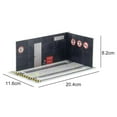 thumbnail image 4 of 1:32 Parking Lot Model Car Diecast Stereo Modified Garage Display Garage for Diorama Collection Background 32208 Black, 4 of 4