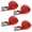 Red, variant on 1" x 10' Endless Cam Buckle Lashing Straps, Adjustable Roof Rack, Bundling Tie Downs -1000 lbs Breaking Strength, 2 Pack - Black
