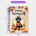 thumbnail image 5 of Happy Thanksgiving Great Dane Welcome Thankful Fall Autumn Pumpkin Spiral Bound Journal Danes Dog Lover Gifts 5x7in Spiral Notebook - 02021, 5 of 5