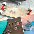 thumbnail image 4 of UPOUART 8 Pcs Roulements de Planche à Roulettes en Acier au Carbone pour Longboard et Trottinette, 4 of 8