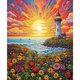 thumbnail image 2 of Kit Con Forma Especial Parcial 5D DIY Faro 50x60cm, 2 of 9