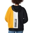 thumbnail image 2 of Women's Starter Black Pittsburgh Steelers Power Move Long Sleeve Pullover Hoodie, 2 of 2