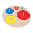 thumbnail image 3 of Wood Shape Puzzles Memory Games Learning Puzzle for educational toys Game round, 3 of 9