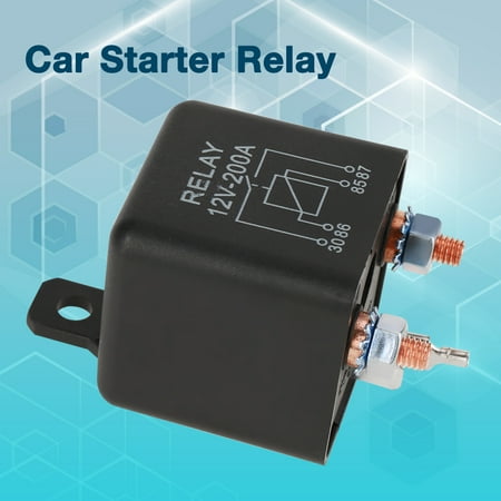 Cergrey 12V 200A Normal Open Heavy Duty Car Truck Starter Relay with