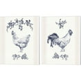 thumbnail image 1 of Great Art Now Summer Chickens by Danhui Nai 2 Piece Canvas Art Set Each 12"W x 15"H, 1 of 3