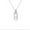 Silver, variant on TIMIFIS Necklace Forever Linked Together Necklace Letter Interlocked Necklace With Clavicle Chain Alphabet Necklace Valentine'S Day Gift