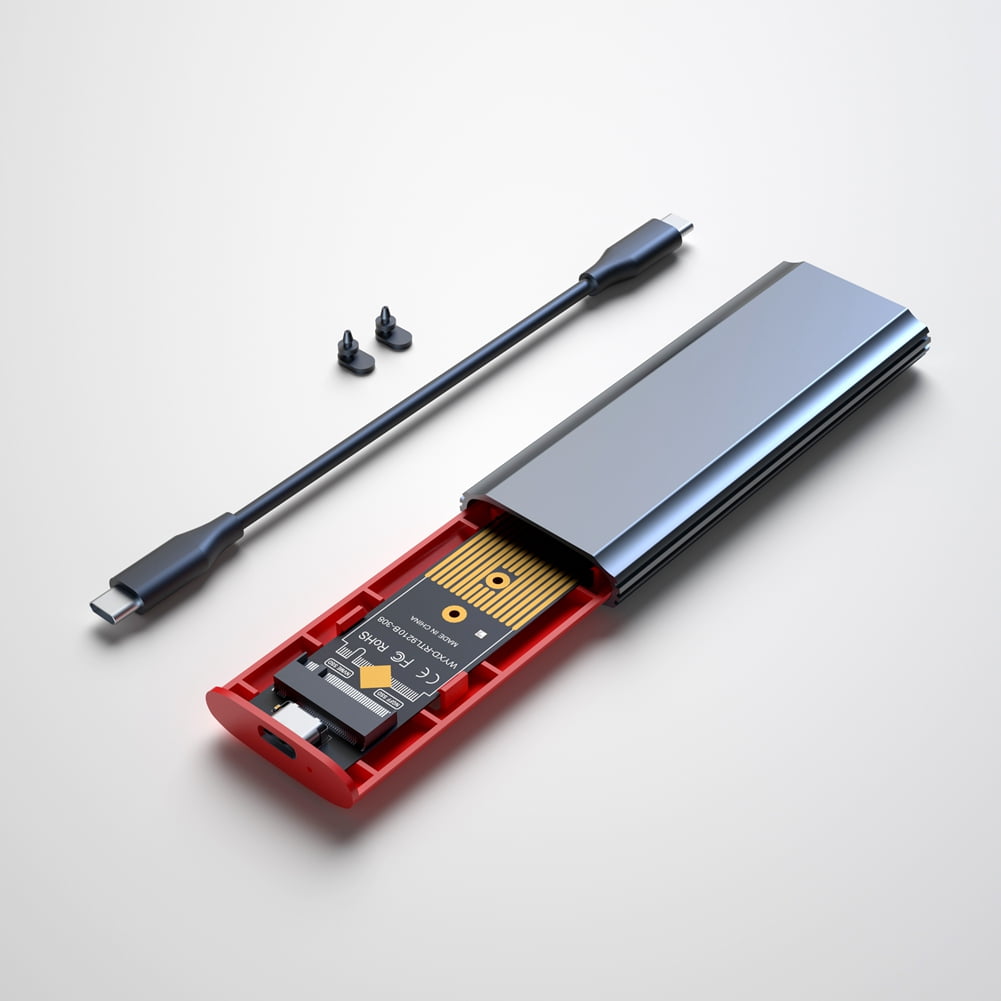 M2 SSD Case M.2 To USB 3.1 Gen 2 10Gbps NVMe SSD Enclosure for NVMe PCIE M Key B M Key SSD Hard Disk M2 SSD Case AC Walmart