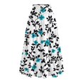 thumbnail image 5 of BDPORKAS Womens Skirts Flowy Swing Cute Flowers A-Line Casual Elastic Waist Loose Ruffle Dressy Midi Skirts, 5 of 6