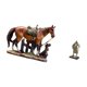 thumbnail image 5 of Estatua de caballero a caballo, adorno artístico, escultura de resina, figura decorativa para el hogar, oficina, sala de estar, amantes de los animale, 5 of 8