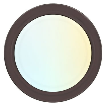 Luxrite 6 Inch LED Disk Lights, Dimmable, 5CCT 2700K-5000K, 12.5W, 1000LM, Damp Rated, Bronze