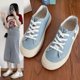thumbnail image 2 of Platform Canvas Shoes, Schoolchildren, Soft Soles, Women's Shoes, Fashion, Slip-On Sneakers, Casual Shoes, Breathable, Comfort, 2 of 5