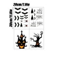 Bfantian 1 Set Of 4 Pcs Halloween Stickers Horror Atmosphere Window