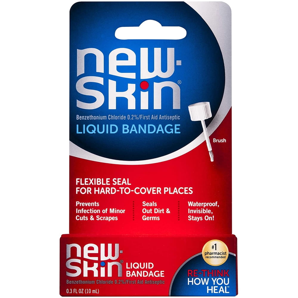 2 Pack - New-Skin Liquid Bandage Over 50 Applications 0.3 Fl Oz Each