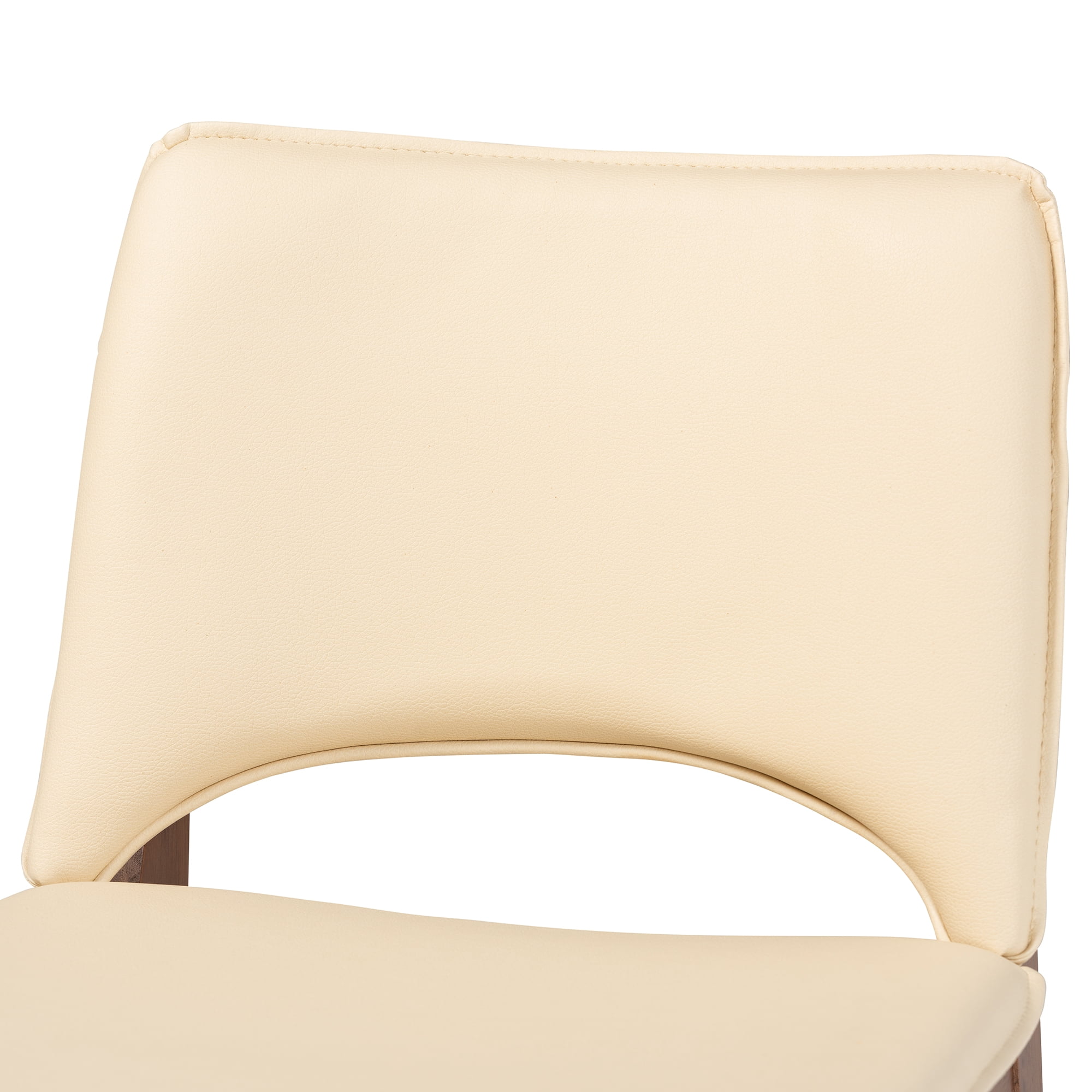Baxton Studio Afton Dining Chair, Set of 2, Beige