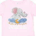 thumbnail image 4 of Inktastic My Safta Loves Me to the Moon and Back Elephant Family Boys or Girls Toddler T-Shirt, 4 of 5