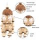 thumbnail image 3 of Jaulas para loros, juguetes para masticar, bloques para masticar de 22 pulgadas, madera natural, pájaros grandes, juguetes para masticar, gris africano, Amazon (grande) LingWen 7024719693608, 3 of 5