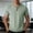 #Green, variant on DPTALR Men's Solid Color Short Sleeve Henley T-Shirt With 3 Buttons,Beige,Big Men's,Tall Men's L,Young Men's T-shirt