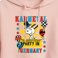 thumbnail image 3 of Peanuts - Karneval Biggest Oldest Party Germany - Juniors Cropped Pullover Hoodie, 3 of 6