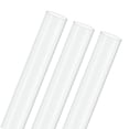 thumbnail image 1 of Tubo de plástico transparente de 3 piezas, ID de 22 mm [0.87"] x OD de 25 mm [0.98"] tubos redondos de policarbonato rígido de alto impacto [305 mm/12 IN], 1 of 7