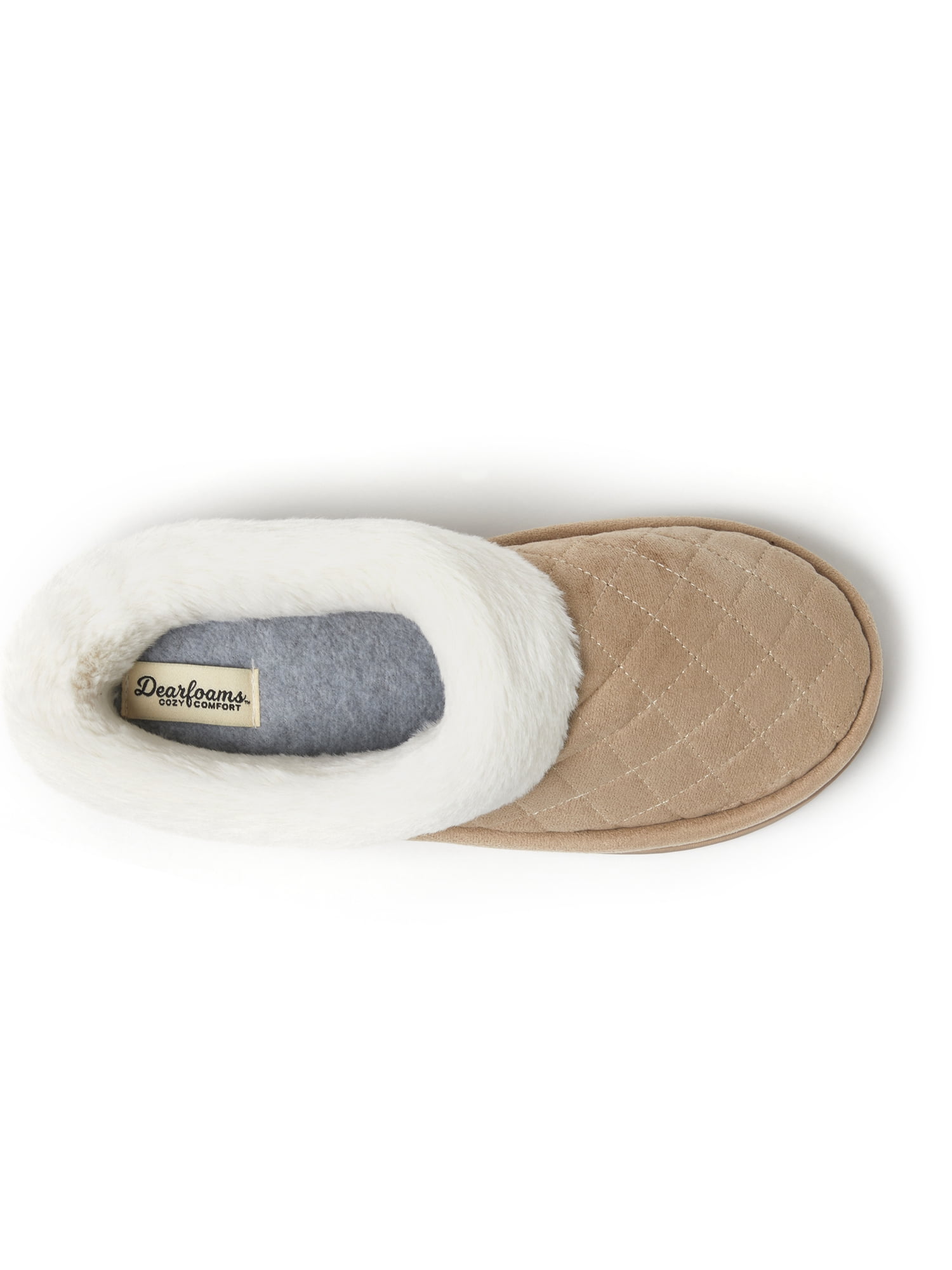 Dearfoams Cozy Comfort Women's Quilted Clog Slippers, Sizes 5-12