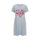 thumbnail image 5 of Camisón corto de talla grande para mujer, camisón de manga corta con estampado de pecho a la moda, camisón para mujer, 5 of 5