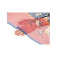 thumbnail image 5 of Women's Floral Multicolor Scarf, Lightweight Pattern Silk Satin 50s Sunscreen Head Wrap Scarves for Summer One Size Style-3-, 5 of 6