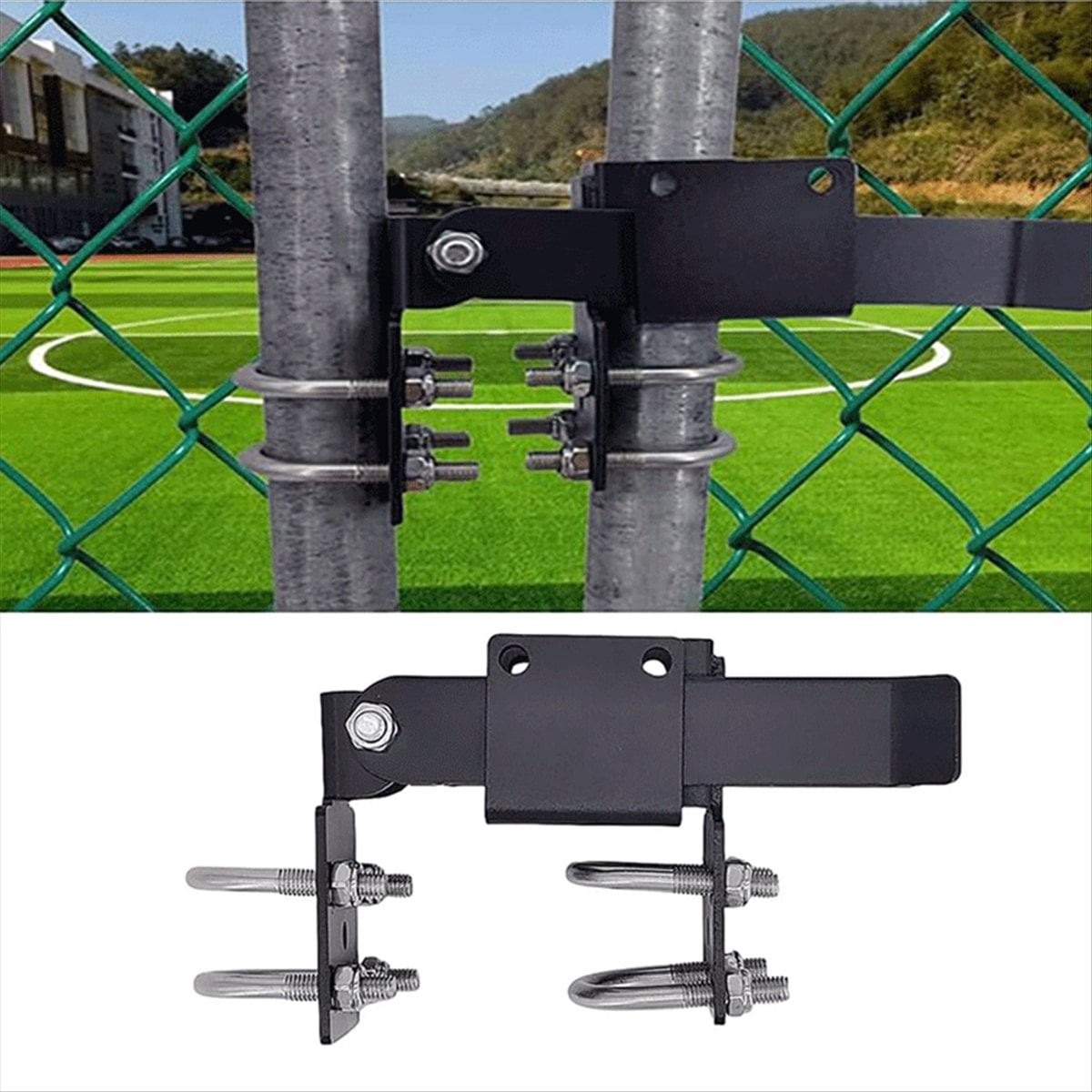 Chain Link Double Gate for 1-3/8inch Gate Frames,Farm Gate Double Gate for Swing