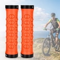 thumbnail image 2 of Heaveant Puños de Bicicleta, Puños de Manillar de Bicicleta Puños Antideslizantes de Bicicleta de Carretera Bloquear los puños de Manillar de Bicicleta de montaña (Naranja), 2 of 5