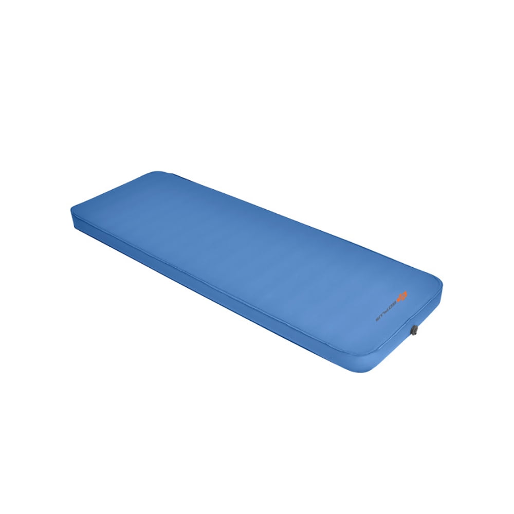 Resenkos Self Inflating Folding Camping Sleeping Mattress with Carrying Bag-Blue, Camping Mattress, Portable Roll Up Bed, Inflatable Outdoor Mat for Rooftop Tent Car Truck Van, 4 Season