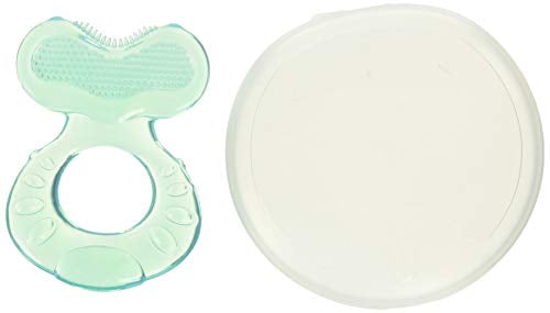Nûby™ Teethe-eez Soft Silicone Fish Teether, Unique Textured Design Provides Comfort to Baby's Delicate Gums - Green