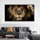 thumbnail image 3 of Pósteres de animales de leopardo y león de gran tamaño, elefante africano, tigre, cuadro de pared, pintura en lienzo de una pieza, decoración del hogar sin marco, 3 of 5