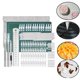 thumbnail image 5 of de cuchillos de precisión para manualidades, 110 piezas con Wandteppich de corte y bolsa de almacenamiento, cuchillos afilados profesionales, 5 of 9