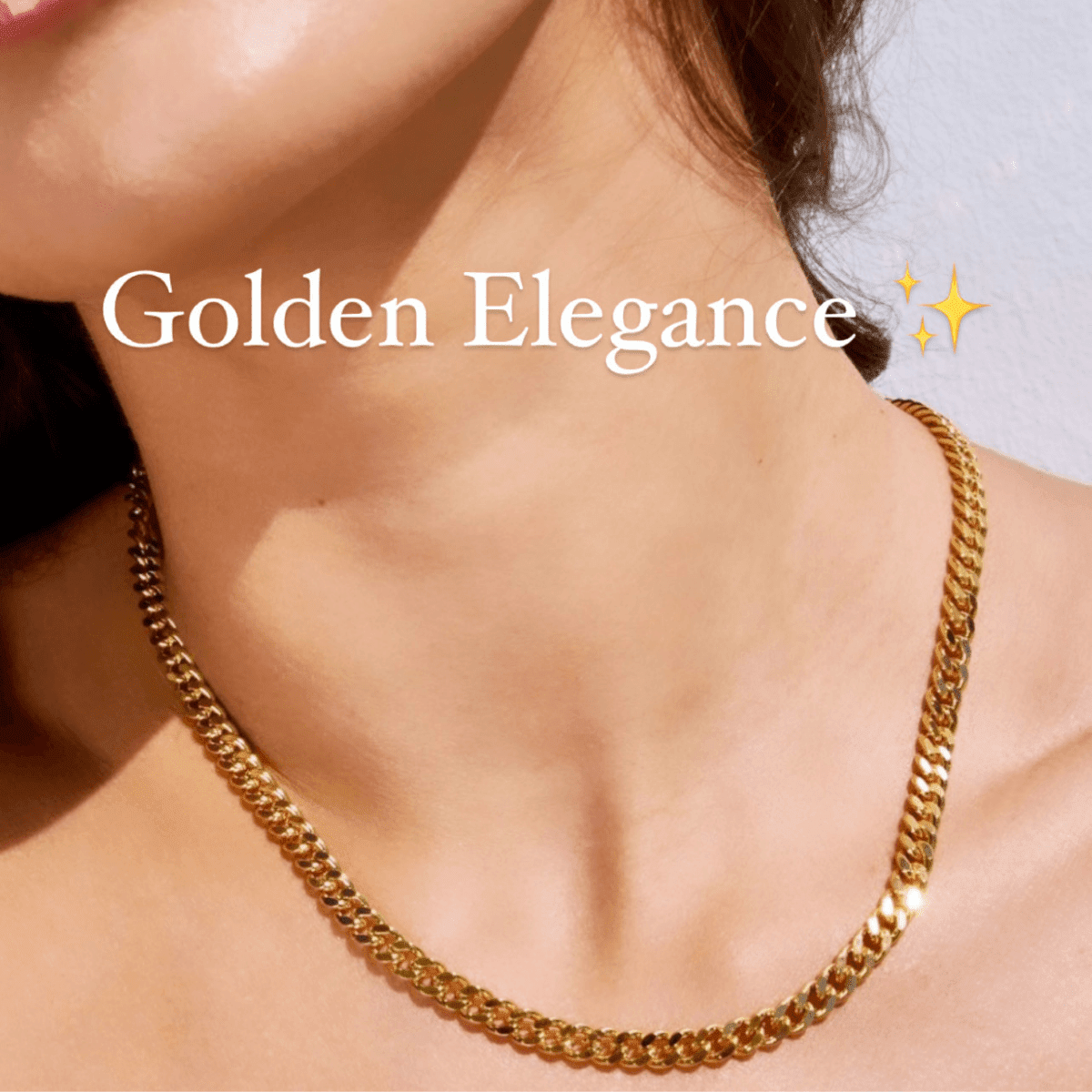 18K Gold Chain Necklace Set for Women, Best Trending Trendy Gold Chain Necklace Set Gift for Women, Lady, Mother, Wife, Mason & Madison Co.