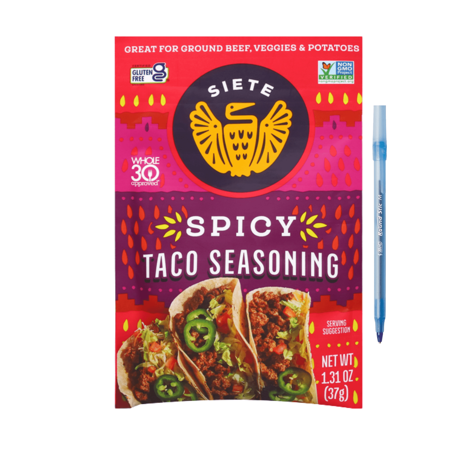 Certified Gluten-Free® Spicy Taco Seasoning 1.31 oz