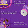 thumbnail image 5 of Gymnastics Star Birthday Party Supplies Set Plates Napkins Cups Tableware Kit for 16, 5 of 7